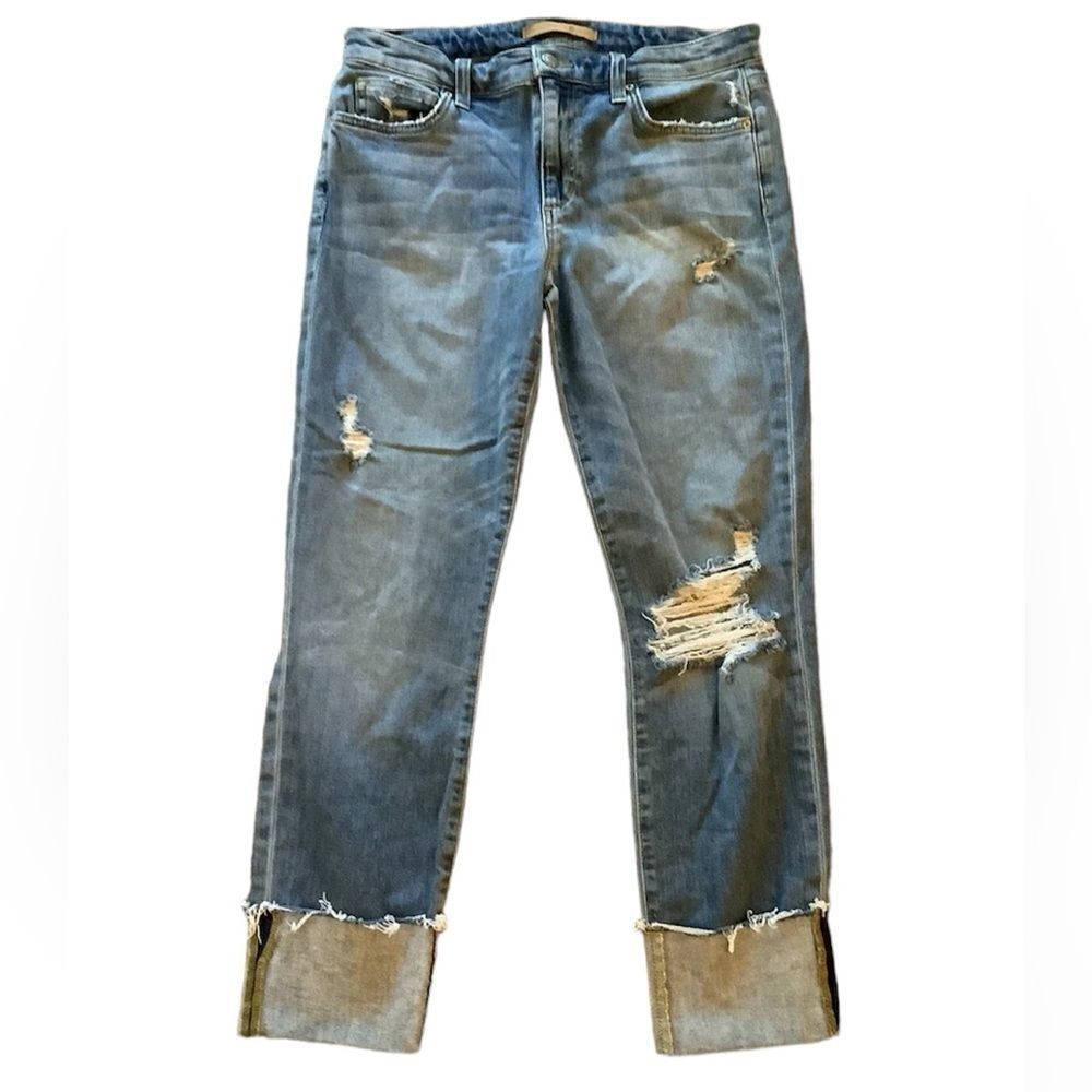 ✨Joes Jeans Womens Cuff Crop Wakley Jeans Distressed✨ - Picture 2 of 7